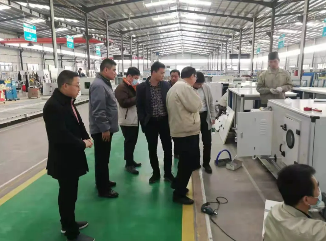 1月5日，中建八局广州区领导走进欧博江西工业园区进行战略合作考察。