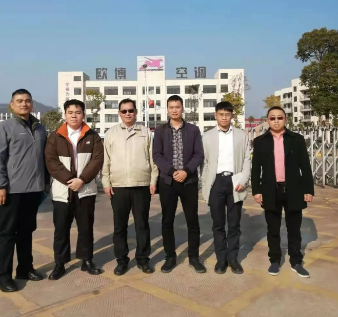 1月5日，中建八局广州区领导走进欧博江西工业园区进行战略合作考察。