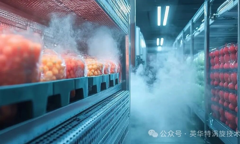 英华特低温冷冻大涡旋服务郴州屠宰食品冷冻间项目