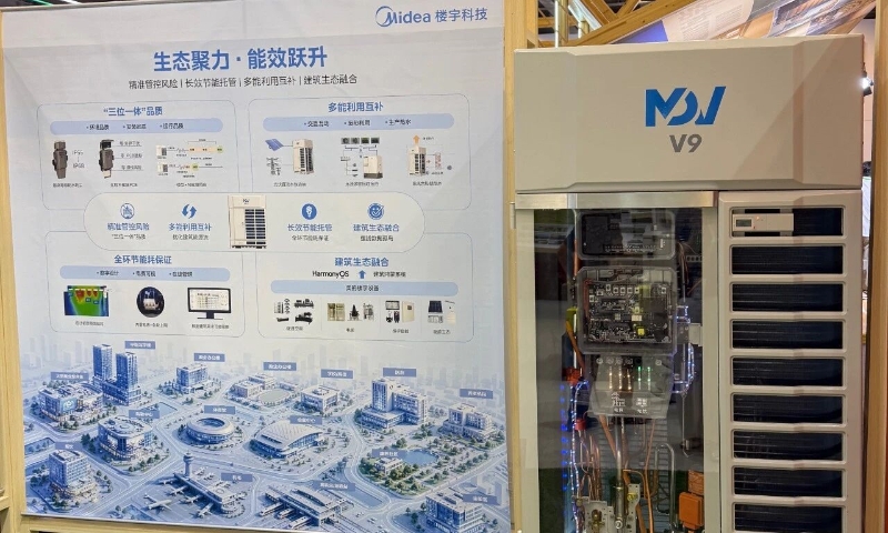 美的MDV9亮相绿建大会，适配多场景光伏供能